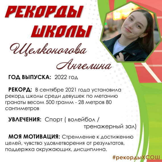 РЕКОРДЫ ШКОЛЫ.